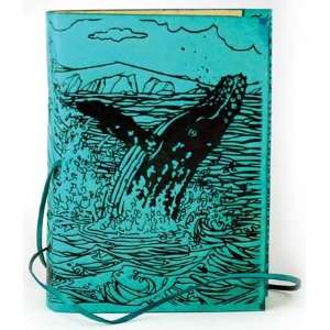  Leather Blank Book/Journal:Whale Design: Everything Else