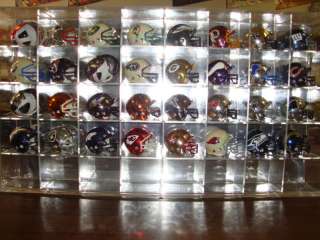 NFL Mini Chrome Helmet Set Of 32   By Riddell   Including All 5 Creme 