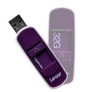 Lexar JumpDrive S70 32GB USB 2.0 Flash Drive (Purple 