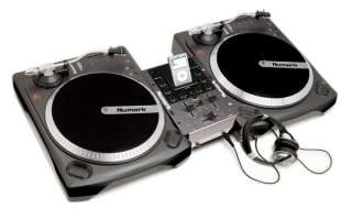 REFURBISHED NUMARK iBATTLEPACK Dual DJ Vinyl Turntable Mixer + iPod w 