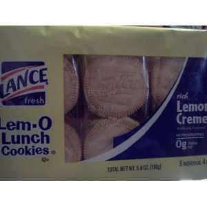 Lem O lunch Cookies (2 Pack) Lemon Creme Cookies  Grocery 