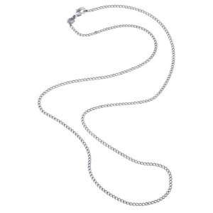   Humane Association   Stainless Steel, Curb Link 24 Necklace Jewelry