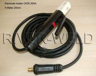 Electrode holder 300A Arc welding 35 50mm Lead Cable 5M  