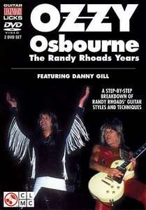 Guitar Legendary Licks Ozzy Osbourne   The Randy Rhoads Years (DVD 