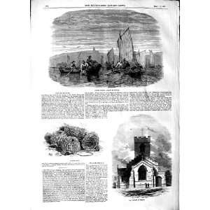  1847 LOBSTER FISHING BOATS POTS NEW CHURCH CRANOE