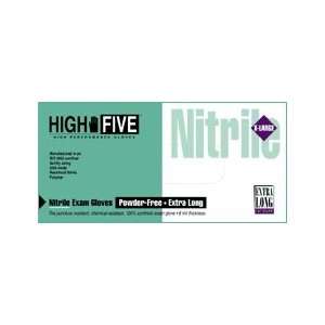 High Five Nitrile Exam Gloves, Extra Long/Small, 500/cs  