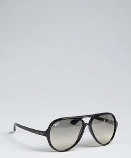Ray Ban glossy black plastic Cats 5000 sunglasses  BLUEFLY up to 70 