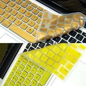  Bluecell Gold & Yellow Color Keyboard Cover for Apple Macbook 