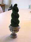 Fake/Faux/Resi​n/Table Top Topiary/10 Twisted in Grey Pot