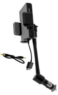 CAR CHARGER MOUNT FM TRANSMITTER FOR APPLE iPHONE 3G 3GS 4G