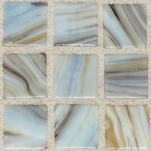  Classic Glass Tiles 5/8 x 5/8 Mosaic Soothing Mist