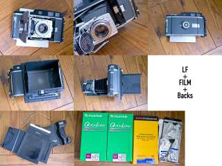 Polaroid land Pathfinder 110A/B 4x5 Large format camera graflok+film 