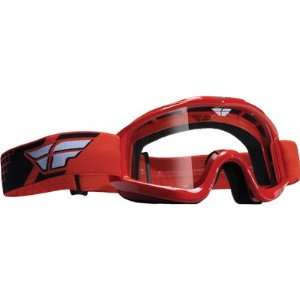   /Off Road/Dirt Bike Motorcycle Goggles Eyewear   Red/Clear / One Size