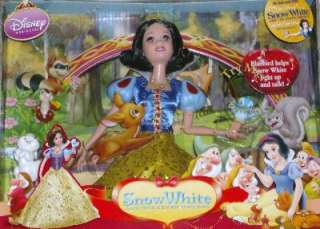 Disney Musical Snow White Doll With Animal Friends 027084747607  