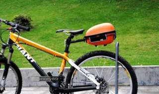2012 Cycling Bike Bicycle Frame pack Bag with Rain Cover + Rack Orange 