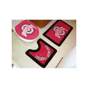  Championship Home Accessories Ohio State Buckeyes 3 Piece 