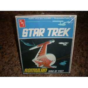  1975 Vintage Star Trek Amt Model Kit of The Romulan Bird 