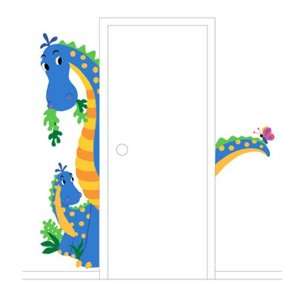    The Peek a saurus Paint By Number Wall Mural 