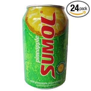 Sumol Ananas Pineapple Soda Portugal 12 oz. Cans 24 pack  