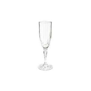   ) SAN Plastic 6 oz. Fluted Champagne Glass 24/CS