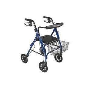  D Lite Aluminum Rollator with Tool Free Removable Wheels 