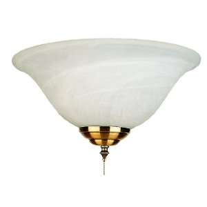   Ceiling Fan Light Kit, Antique Brass, Three E26 Medium Base Home
