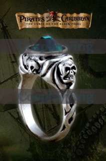 Pirates of the Caribbean Jack Sparrow Skull Ring Size 9  