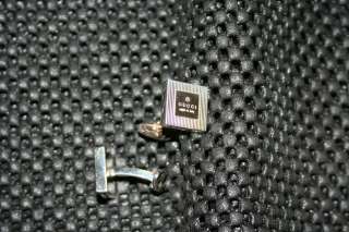 100% Authentic GUCCI Sterling Silver 925 Cufflinks Reg. $460 NEW 