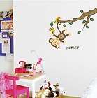 Wall Deco Sticker, Decal, & Mural Reusable Decoration   SS58219 MONKEY 