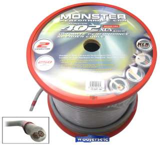  FOOT MONSTER CABLE SPEAKER SUBWOOFER XLN XTEREME WIRE SPOOL  