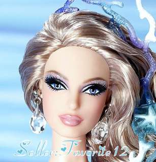 2012 THE MERMAID Fantasy BARBIE Collectible Doll plus Dolphin Chariot 