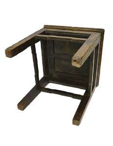 Nice Chinese Old Wood Square Stool Table Stand JUN22 06  