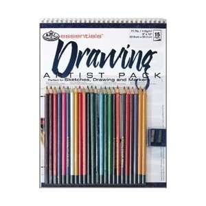 Royal Brush Drawing Paper Pad Kit; 3 Items/Order