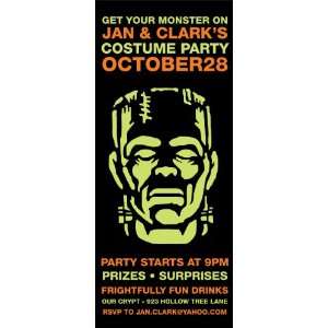  Get Your Monster On Halloween Invitations
