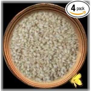 Ajika Sesame Seeds Natural, 6.3 Ounce (Pack of 4)  Grocery 
