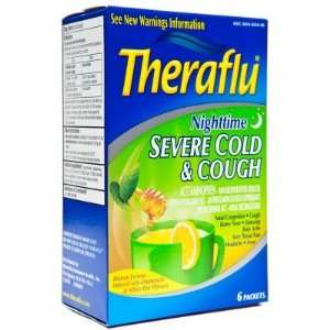  Theraflu  Nighttime, Severe Cold & Cough, No PSE (6 pack 
