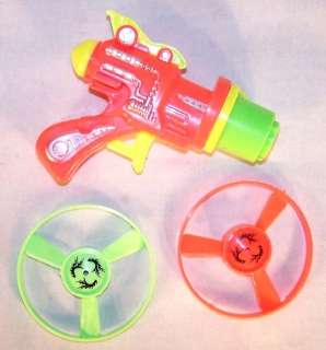 12 OUTER SPACE UFO SAUCER SHOOTER GUN toys disk guns  