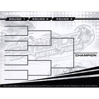  Beyblades 2010 Metal Tournament Record Book 25 Sheets 