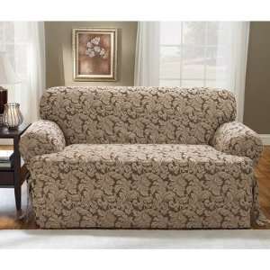  Scroll Classic Fit Sofa Slipcover (T Cushion) Fabric (As 