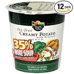 Health Valley Soup Cup, Creamy Potato, 1.66 Ounce Cups (Pack of 12 