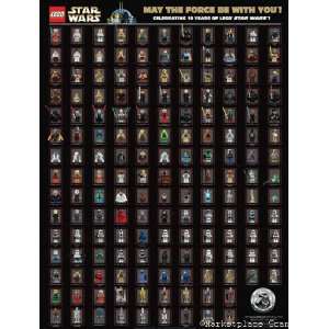  Star Wars Lego Pieces Mini Poster 11x17in Master Print 