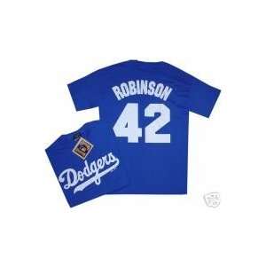   Dodgers Jackie Robinson Throwback T Shirt jersey: Sports & Outdoors