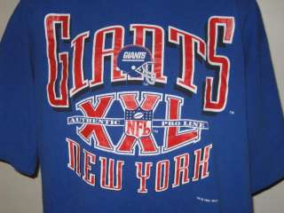 vintage 1994 NEW YORK GIANTS NFL PRO LINE T Shirt XXL soft 90s  