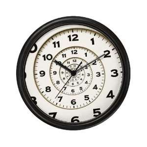  Spiral Clock small Time Wall Clock by 