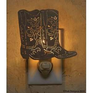   Designs Country Western Cowboy Boots Night Light