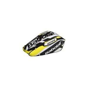  Babolat Aero Line 9 Racquet Holder (Black/Yellow) Sports 