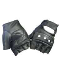 Fingerless Leather Glove   Leatherbull (Free U.S. Shipping)