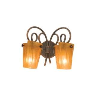   Wrought Iron 16 Wide Bathroom Fixture from the Tribecca Collection